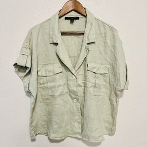 Marc New York Linen Top Size Large
